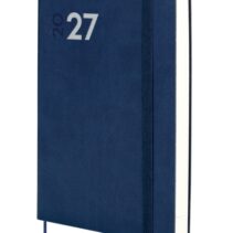 Finocam Dynamic Mara Agenda Profesional - Anual 2027 - 1 Dia por Pagina - Formato Y11 - 165x240mm - Goma Elastica - Tapa Blanda de PU - Esquinas Microperforadas - Papel de 80g/m2 - Color Azul