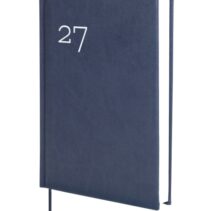 Finocam Dynamic Milano Agenda Profesional - Anual 2027 - 1 Dia por Pagina - Formato Y10 - 140x204mm - Cinta Punto - Tapa Dura Acolchada - Esquinas Microperforadas - Papel de 80g/m2 - Color Azul