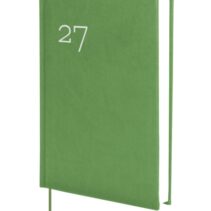 Finocam Dynamic Milano Agenda Profesional en Catalan - Anual 2027 - 1 Dia por Pagina - Formato Y10 - 140x204mm - Tapa Dura Acolchada - Esquinas Microperforadas - Papel de 80g/m2 - Color Verde
