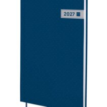 Finocam Dynamic Porto Agenda Profesional - Anual 2027 - Semana Vista Vertical - Formato Y10 - 140x204mm - Tapa Dura de Carton Forrado - Esquinas Microperforadas - Papel de 80g/m2 - Color Azul