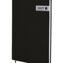 Finocam Dynamic Porto Agenda Profesional - Anual 2027 - Semana Vista Vertical - Formato Y10 - 140x204mm - Tapa Dura de Carton Forrado - Esquinas Microperforadas - Papel de 80g/m2 - Color Negro