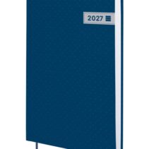 Finocam Dynamic Porto Agenda Profesional - Anual 2027 - 1 Dia por Pagina - Formato Y10 - 140x204mm - Cinta Punto - Tapa Dura de Carton Forrado - Esquinas Microperforadas - Papel de 80g/m2 - Color Azul
