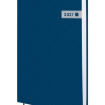 Finocam Dynamic Porto Agenda Profesional - Anual 2027 - 1 Dia por Pagina - Formato Y11 - 165x240mm - Cinta Punto - Tapa Dura de Carton Forrado - Esquinas Microperforadas - Papel de 80g/m2 - Color Azul