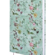 Finocam Dynamic Porto Design Botanic Agenda Profesional - Anual 2027 - 1 Dia por Pagina - Formato Y10 - 140x204mm - Tapa Dura de Carton Forrado - Esquinas Microperforadas - Papel de 80g/m2 - Multicolor