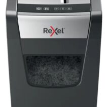 Rexel Momentum X312-SL Slimeline Destructora de Papel Manual Corte Confeti P-3 - Destruye hasta 12 Hojas - Funcionamiento Ininterrumpido 6min - Papelera de 23L - Color Gris/Plata