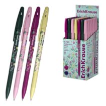 ErichKrause R-301 Stick Floral Soul Boligrafo con Capuchon - Modelos Surtidos - Trazo 0.35mm - Tinta de Secado Rapido - Tapa Ventilada - Color Azul