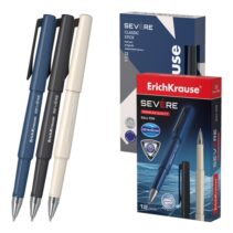 ErichKrause Severe Stick Classic Boligrafo con Capuchon - Modelos Surtidos - Trazo 0.28mm - Color Azul