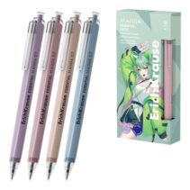 ErichKrause Essential Matic Manga Boligrafo Retractil - Modelos Surtidos - Trazo 0.28mm - Color Azul