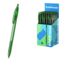 ErichKrause R-301 Matic Original Boligrafo Retractil - Punta de 1.0mm - Trazo 0.5mm - Color Verde