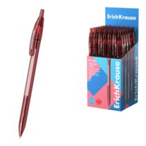 ErichKrause R-301 Matic Original Boligrafo Retractil - Punta de 1.0mm - Trazo 0.5mm - Color Rojo