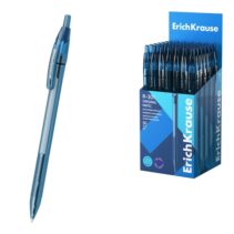 ErichKrause R-301 Matic Original Boligrafo Retractil - Punta de 1.0mm - Trazo 0.5mm - Color Azul
