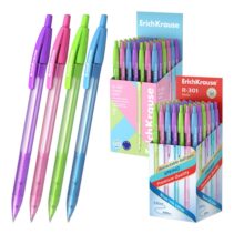 ErichKrause R-301 Matic Spring Boligrafo Retractil - Modelos Surtidos - Trazo 0.35mm - Color Azul