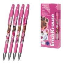 ErichKrause R-301 Magic Gel Stick CapyBarbara Boligrafo Borrable - Modelos Surtidos - Trazo 0.4mm - Tinta de Gel - Resistente al Agua - Secado Rapido - Color Azul