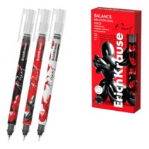 ErichKrause Balance Stick Balloon Dog Boligrafo con Capuchon - Modelos Surtidos - Trazo 0.35mm - Tinta Libre con Regulador de Alimentacion - Color Negro