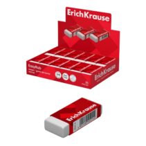 ErichKrause EasyRub Expositor con 24 Gomas de Borrar - Caucho Termoplastico - Hipoalergenico - Libre de PVC - Color Blanco