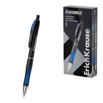 ErichKrause MEGAPOLIS Concept Portaminas - Mina HB de 0.9mm - Agarre de Goma - Pinza - Cuerpo Redondo - Ergonomico - Color Negro