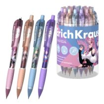 ErichKrause Manga Portaminas - Mina HB de 0.7mm - Agarre de Goma - Ergonomico - Colores Surtidos