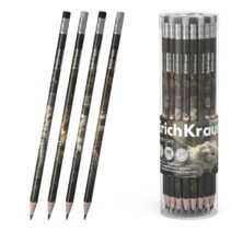 ErichKrause Big City Cats Lapiz de Grafito con Goma de Borrar - Mina HB - Cuerpo Triangular - Agarre Ergonomico - Colores Surtidos
