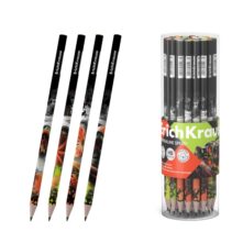 ErichKrause Adrenaline Speed Lapiz de Grafito - Mina HB de 2.2mm - Cuerpo Redondo - Plastico - Colores Surtidos