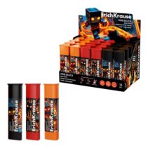 ErichKrause Prism Mine Block Expositor con 24 Pegamentos en Barra - 13g - Adhesion Fuerte - Multisuperficie - Color Blanco