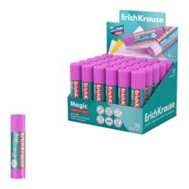 ErichKrause Magic Expositor con 30 Pegamentos en Barra - 8g - No Toxico - Multisuperficie - Color Violeta