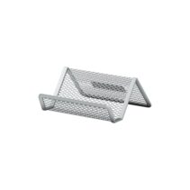 ErichKrause Compass Classic Tarjetero de Sobremesa - Acero Inoxidable - 98x72x45 - Color Plata