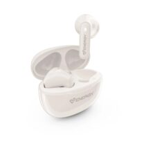 Energy Sistem PopBuds Auriculares True Wireless - Bluetooth 6.0 - 20h Autonomia - Diseño Compacto - Color Blanco