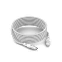 Energy Sistem Magnet Roll Cable USB-C 2.0 - Hasta 60W y 480Mbps - Compatible con PowerDelivery - Recubierto con PVC y Algodon - 1.5 Metros - Color Blanco