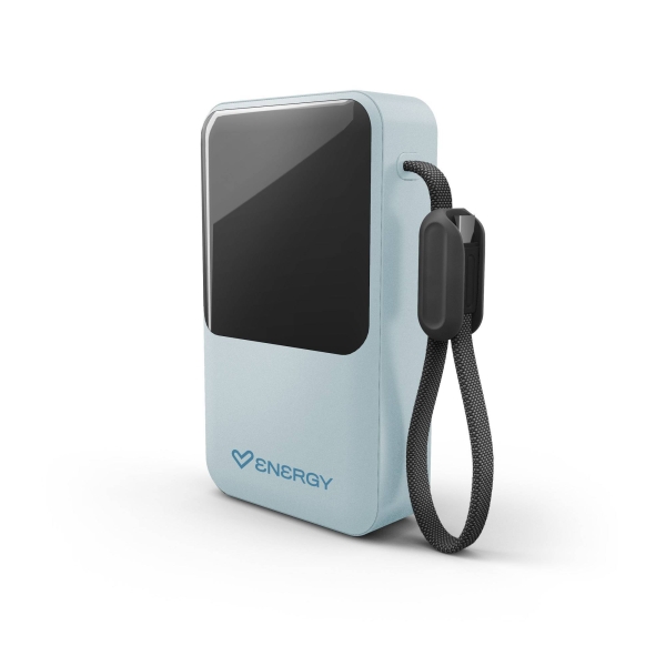 Energy Sistem Pro Powerbank 20000 mAh - 45W - Tecnologia Intelligent Power Delivery - 2 Puertos Para Carga Simultanea - USB-C y USB-A - Sensor NTC - Color Azul
