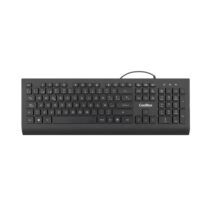Coolbox FlatPro Teclado USB con 105 Teclas - Teclas planas - QWERTY Español - Color Negro