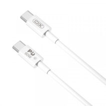 XO NBQ190 Cable de Carga - Soporta hasta 60W - USB-C a USB-C - Longitud 1m - 5-20V - Color Blanco