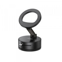 XO C188 Soporte de Coche para Smartphone - Magnetico - Fijacion por Vacio - Fuerza 19N - Giro 360º - Inclinacion 180º - Plegable - Aleacion de Aluminio - 59x59x36.8mm - Color Negro