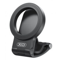 XO C191 Soporte de Coche para Smartphone - Salpicadero - Giro 95º - Dispositivos de 4 a 7" - Plegable - ABS y Acero Inoxidable - 80x58x63mm - Color Negro