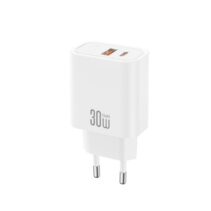 XO CE42 Cargador de Pared - USB-A 22.5W - USB-C 30W - Power Delivery - Quick Charge - Color Blanco