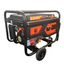 Blim Generador Electrico a Gasolina - Potencia 3.1kW - 3.3kW Maximo - Cilindrada 223cc - OHV 4 Tiempos - Deposito 15L - 9h de Autonomia - Arranque Manual - 46kg - 605x450x470mm - Color Negro y Naranja