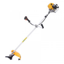 Blim Desbrozadora a Gasolina - Cilindrada 72.6cc - Potencia 2.5kW - 2 Tiempos - Eje 28mm - Cuchilla 3T - Cabezal de Hilo de Nylon - Arnes Profesional - Corte 255/415mm - Color Amarillo y Negro