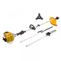 Blim 4 en 1 Desbrozadora Multifuncion - Cilindrada 51.7cc - Potencia 1.6kW - 2 Tiempos - Velocidad 8500rpm - Deposito 1200ml - Cuchilla 3T 254mm - Arnes Profesional - Color Amarillo