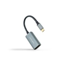 Nanocable Conversor de Video - USB-C a DisplayPort - Resolucion 8K a 60Hz - Carcasa de Aluminio - Longitud 15cm - Color Gris