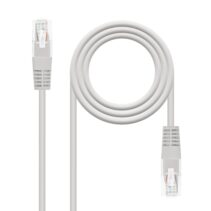 Nanocable Cable de Red - Cat.6 - Longitud 25m - UTP - AWG24 - Conductor OFC - Latiguillo RJ45 - Color Gris