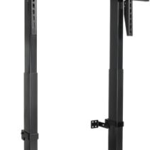 Tooq Hiperion Soporte de Suelo para TV - Pantallas de 55-100" - Soporta 120kg - VESA de 200x200 a 800x600 - Altura Regulable de 925 a 1600mm - Anclaje a Pared Opcional - Color Negro