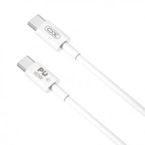 XO NBQ190 Cable de Carga - Soporta hasta 60W - USB-C a USB-C - Longitud 2m - 5-20V - Color Blanco