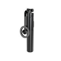 XO SS30 Soporte Selfie y Tripode Magnetico - Fuerza 18N - Giro 360º - Extensible hasta 1.23m - Dispositivos de 4.7 a 7" - ABS y Aluminio - Anillo Magnetizante - Kit de Limpieza - 71x59x227mm - Color Negro