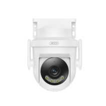 XO CR18 Camara de Vigilancia Motorizada - Resolucion 3MP - WiFi - Bluetooth 5.0 - Deteccion de Movimiento - Vision Nocturna 10m - Lente 4mm - Color Blanco
