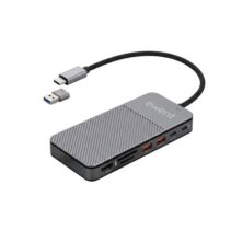 Ewent EW1156 Docking Station USB-C 8 en 1 con Ranura SSD M.2 - 1xHDMI 4K
