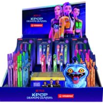 Stabilo K-Pop Demon Hunters Expositor con 72 Piezas en Total - Marcadores Swing Cool