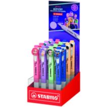 Stabilo Swing Cool K-Pop Demon Hunters Expositor con 16 Marcadores - Cuerpo Plano - Punta Biselada - Trazo entre 1 y 4mm - Tinta con Base de Agua - Colores Surtidos