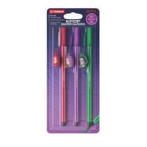 Stabilo Pen 68 K-Pop Demon Hunter Pack con 3 Rotuladores de Punta de Fibra - Trazo de 1mm aprox. - Tinta con Base de Agua - Colores Surtidos