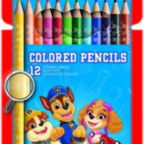 Stabilo Patrulla Canina Pack de 12 Lapices de Colores con Diseños de la Patrulla Canina - Ideal para el Colegio - Colores Surtidos