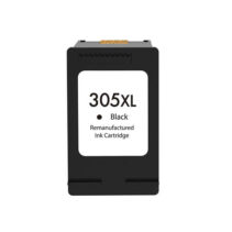 Remanufacturado HP 305XL Negro Cartucho de Tinta - Muestra Nivel de Tinta - Reemplaza 3YM62AE/3YM61AE (Chip reforzado contra actualizaciones)