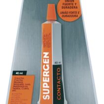 Supergen Contacto Pegamento 40ml - Secado Rapido - No Contiene Tolueno - Color Amarillo